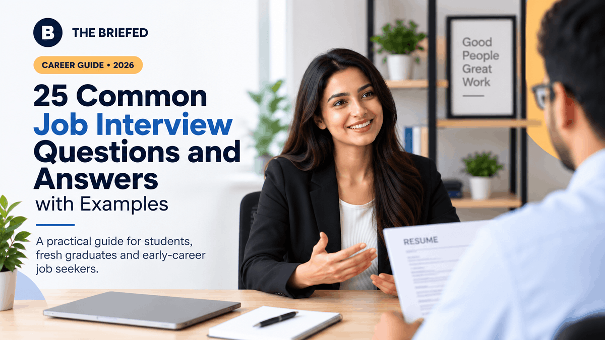 25 Job Interview Questions With Sample Answers and Examples